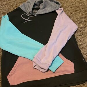 Block colored Brooklyn trademark hoodie